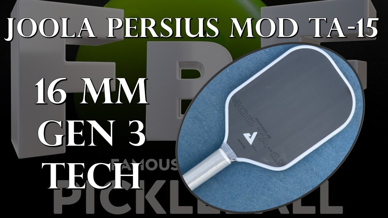 Joola Persius Mod TA-15 Pickleball Paddle Review - YouTube