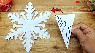 Paper MINI SNOWFLAKE tutorial - Paper SNOWFLAKES - DIY 