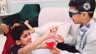 رؤوف صار جد شرير ليزن وزين يوم كامل  زين وألفت                                          سمعها