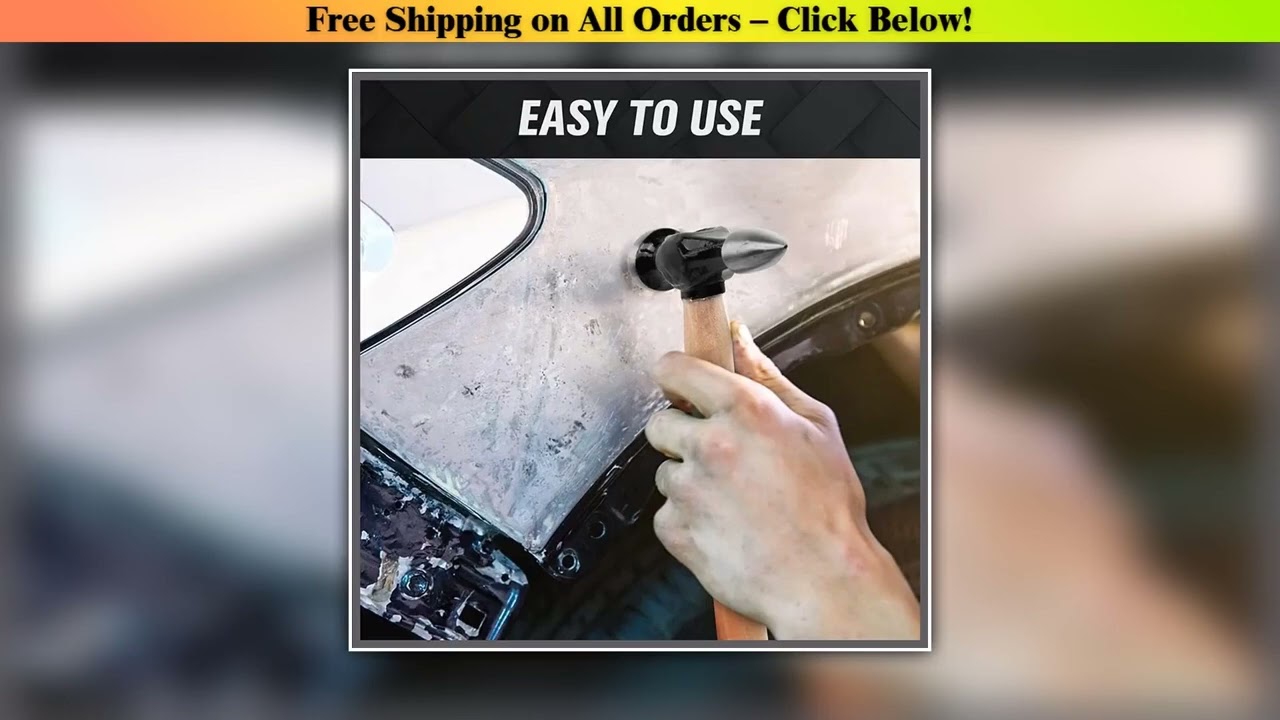 ABQB-7 Piece Car Sheet Metal Tool Kit Auto Body Repair Kit Auto Body Tools Auto Body