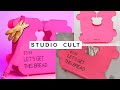 Unboxing pumpernickel pink bread tag bag from studio cult