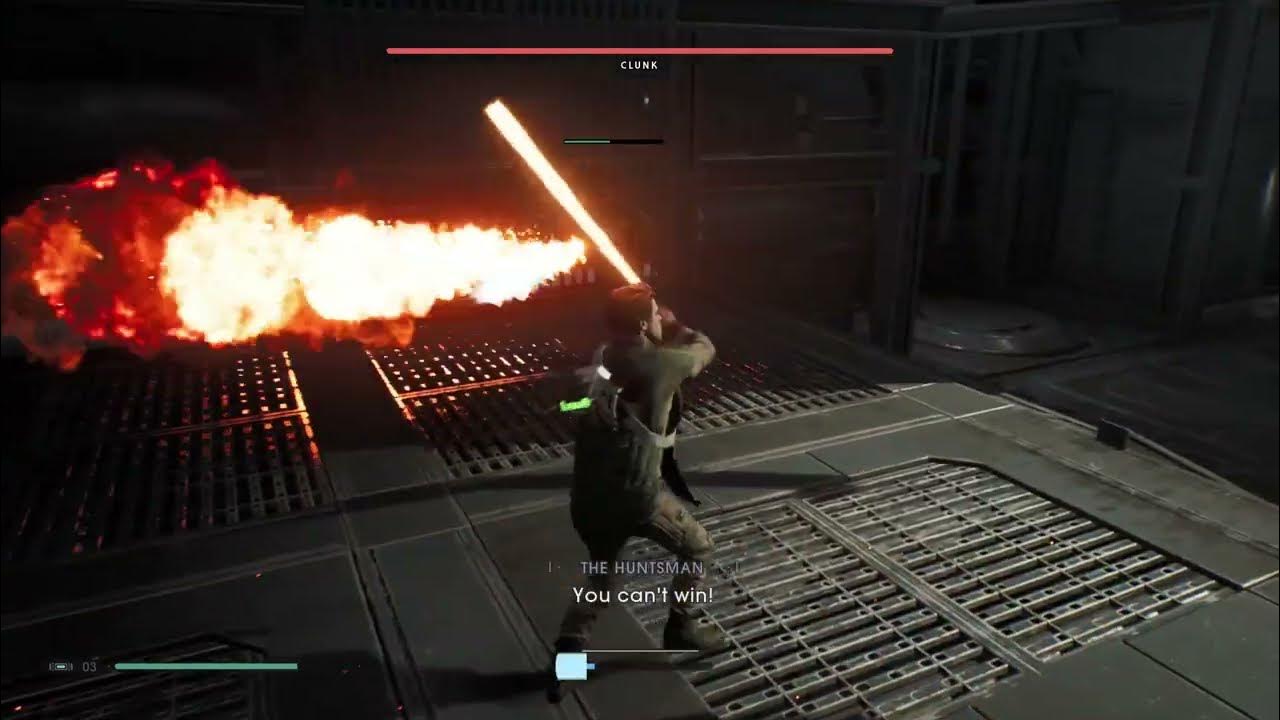 Star Wars Jedi Fallen Order Bossfight Clunk & The Huntsman YouTube