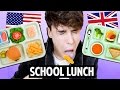 AMERICAN vs. BRITISH School Lunch Food