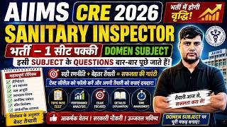 AIIMS CRE Sanitary Inspector 2026 Notification Out Sanitary Inspector भर्ती 2026 की तैयारी कैसे करें