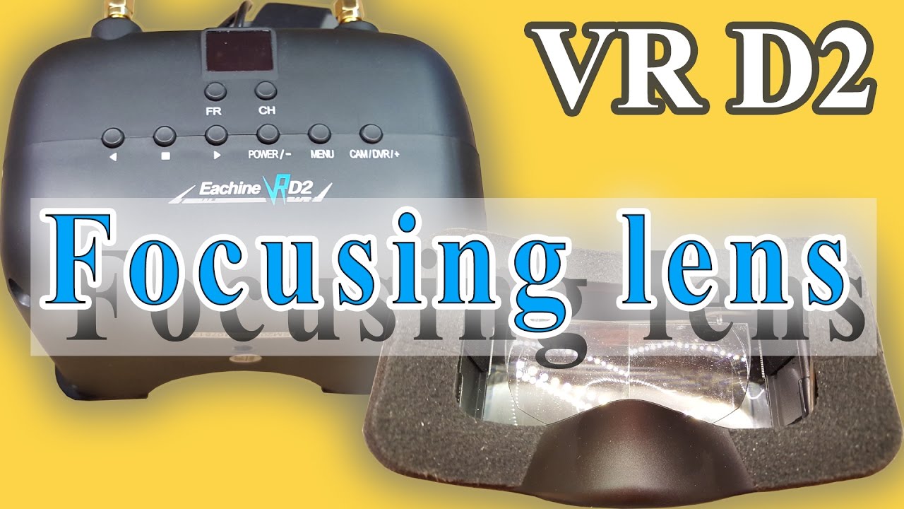 Eachine VR D2. Дополнительная линза для фокусировки.