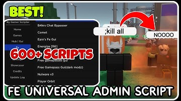 [ FE ] Universal Admin Troll Script - ROBLOX SCRIPTS - Over 600+ Scripts in ONE Gui