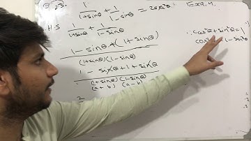 Fsc Math Class 11 Part 1 Chapter 9 Ex 9.4 Question 22 to 24 Hindi Urdu English trigonometry