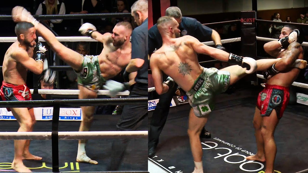 Daniel McGowan vs. Sandro Martin Full Muay Thai Fight | UK vs  Spain - CFS 10