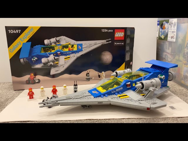 LEGO Icons 90th Anniversary Set 10497 Galaxy Explorer REVIEW