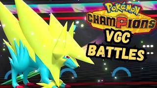 Mega MANECTRIC Shocks Master Ball Rank!! Pokemon Champions VGC Wifi Battles