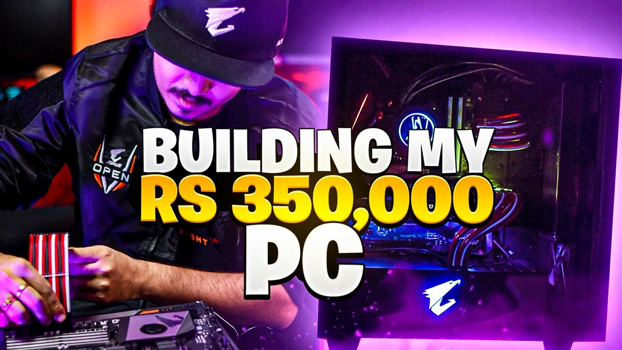 BUILDING MY RS.350000 GAMING PC || RTX 3080 GIVEAWAY || AORUS X GIGABYTE || PC TOUR OF 8bit THUG ||