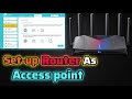 how to setup Tp-link router as Access point | setup Access point mode Tp-link router