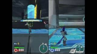 Star Fox Assault GameCube Gameplay - Two-player battle: