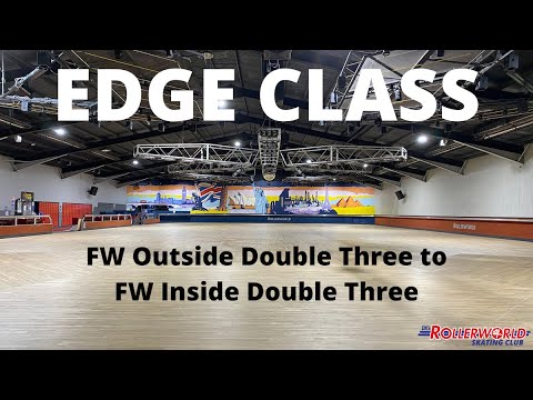 Edge Class | Change of edge - FW Outside to FW Inside Double Three | Inline Figure Skating