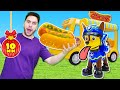 ¡Los mejores episodios con los Paw Patrol en Oh, se dañó! Video de coches de juguete para niños