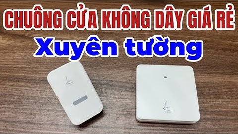 Chuông Cửa Không Dây Giá Rẻ BH 1 Năm