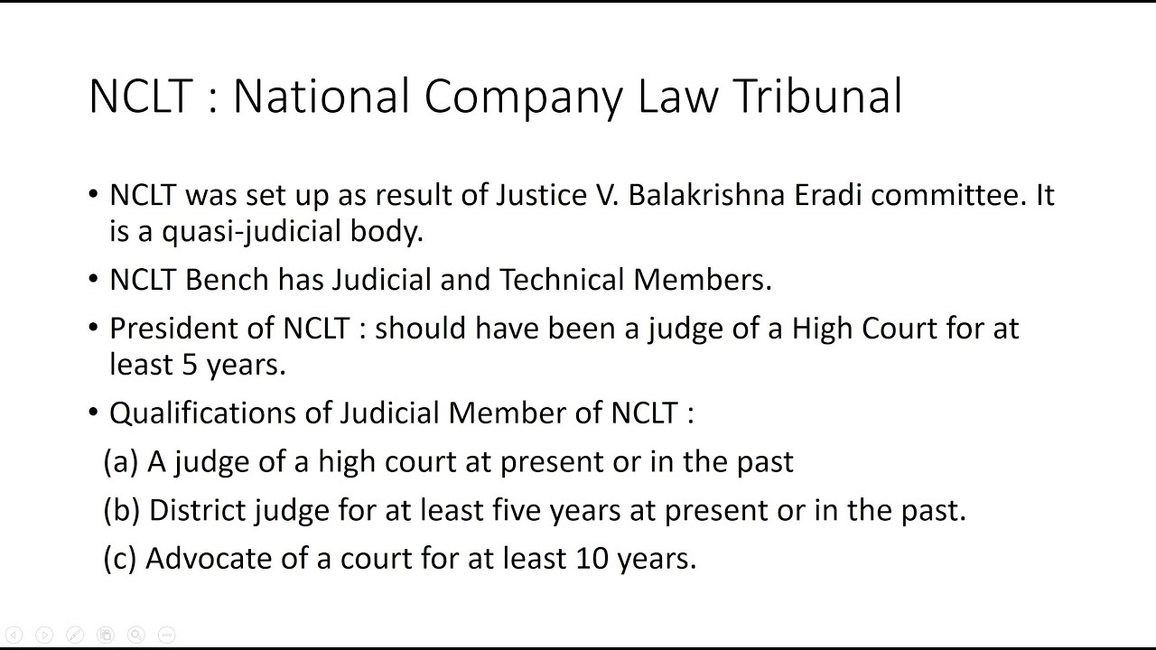 NCLT and NCLAT Companies Act 2013 Short Notes SEBI Grade A sebi 