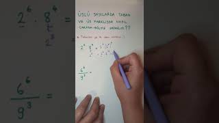 8.Sınıf Matematik Üslü Sayılarla Çarpma ve Bölme İşlemi
