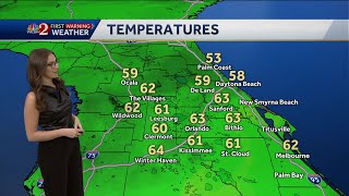 Foggy morning in Central Florida will warm up to 80s this afternoon