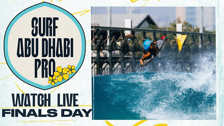 🔴 LIVE - Surf Abu Dhabi Pro 2025 - Finals Day