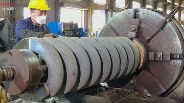 The Process of Manufacturing Giant Springs A Spring Factory in China