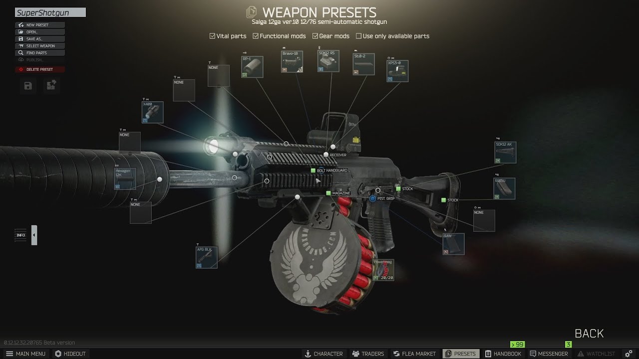 Tarkov Saiga12 on Factory YouTube