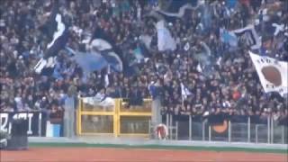 Immagini della curva dei partenopei vista dalla prospettiva tifosi
juventini.