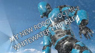 Houdini ocean + whitewater + 3D model + hip file screenshot 1