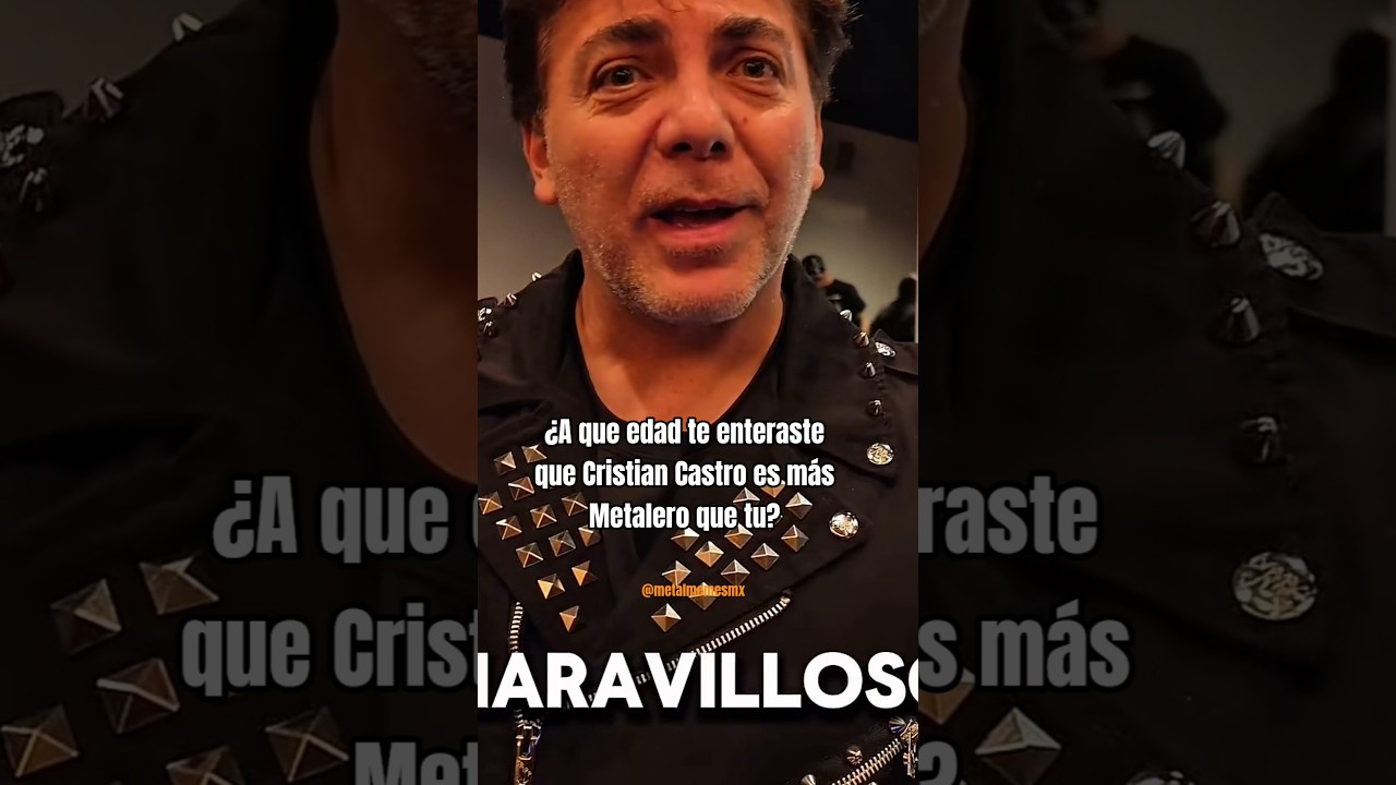 Cristian Castro sorprende a todos: Fue captado comprando merch de Behemoth en Nueva York