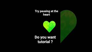 try pausing at the heart 🤍