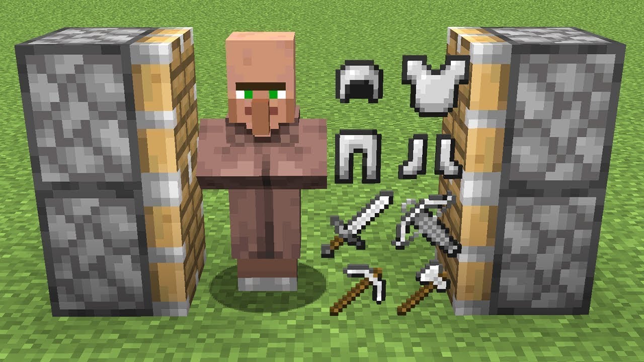 villager + all iron armor = ???