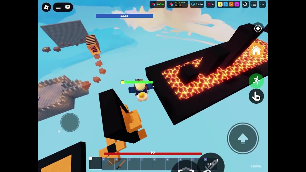 Slaze 20,000 robux parkour event / 77.07s !