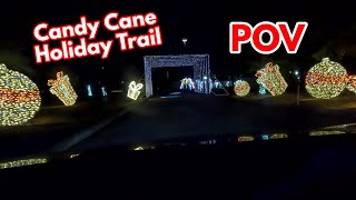 POV Candy Cane Holiday Trail @ Candy Cane Park (Conroe, Texas) Content