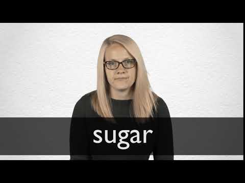 How to pronounce SUGAR in British English 