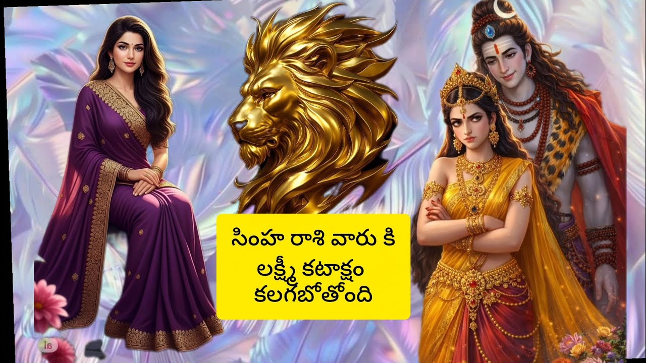 #సింహరాశి వారు కిలక్ష్మీ కటాక్షం కలగబోతోంది @Simharasiphalalu #astrology Telugu