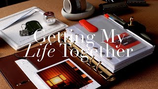 July Plan with Me Setup in My Mulberry A6 | Getting My Life Together