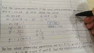 PARAMETRIC EQUATION : Example 4