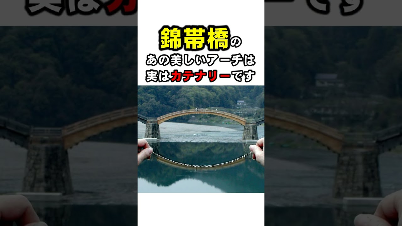 350年の対話今こそ錦帯橋の声を聞かなければいけない #shorts #雑学
