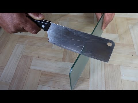 How to cut a plane glass .