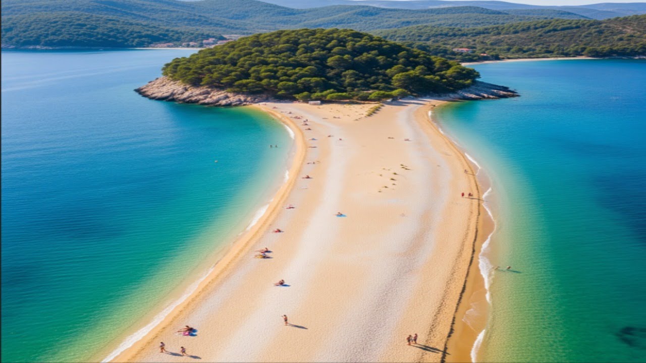 Zlatni Rat Croatia 🇭🇷| Bol Brac Walking Tour 2024 (4k) 🌞🏝️