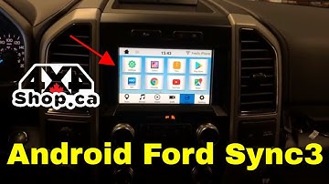 Installation Android Interface Apple Carplay android Auto Waze 360 camera Ford Vehicles  with Sync 3