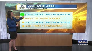 April wrapping up with sunny skies and mild temperatures