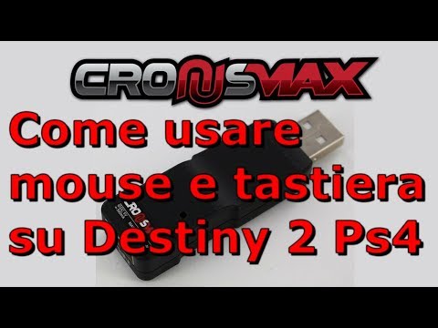PS4 CON MOUSE E TASTIERA: CRONUSMAX TUTORIAL