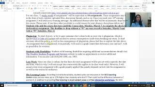 English 104 Spring 2022 Intro to Class Syllabus