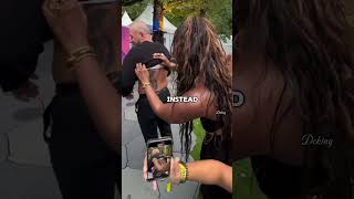 Fan TATTOOS Tems on His Back – Her Reaction SHOCKED Everyone! 😳🔥#tems #shorts
