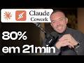Claude Cowork para empreendedores: aprenda 80% em 21 minutos