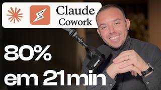Claude Cowork para empreendedores: aprenda 80% em 21 minutos