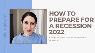 Prepare for a Recession: 9 Things You Need To Do To | Economic Crash | Recession