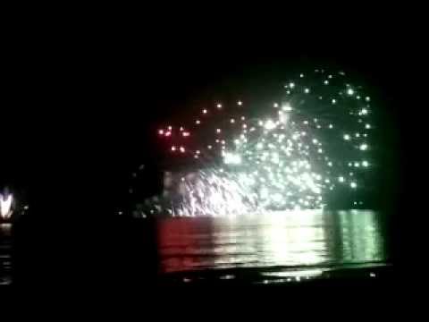 浦富海岸　花火大会2012