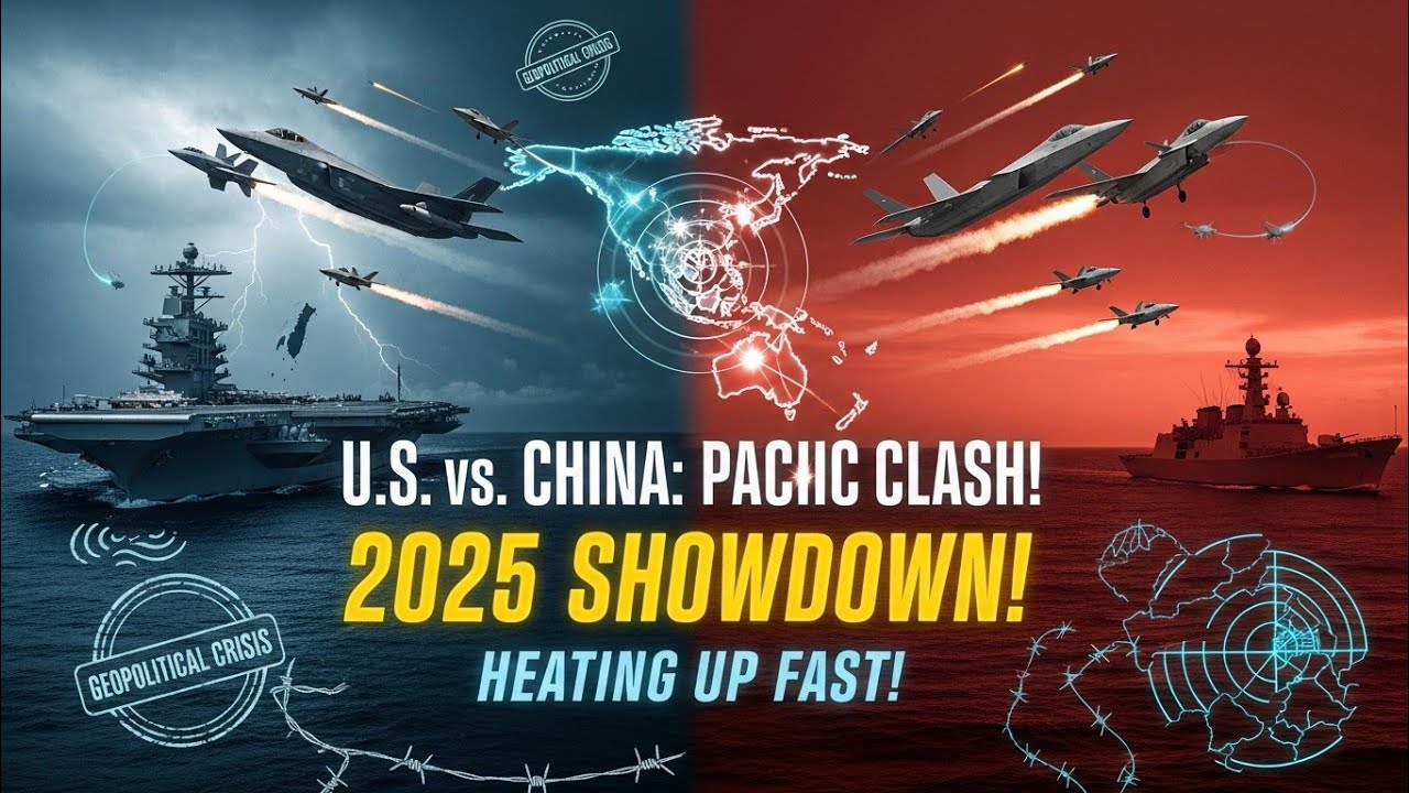 U.S. vs China in the Pacific: The 2025 Showdown Heating Up - YouTube